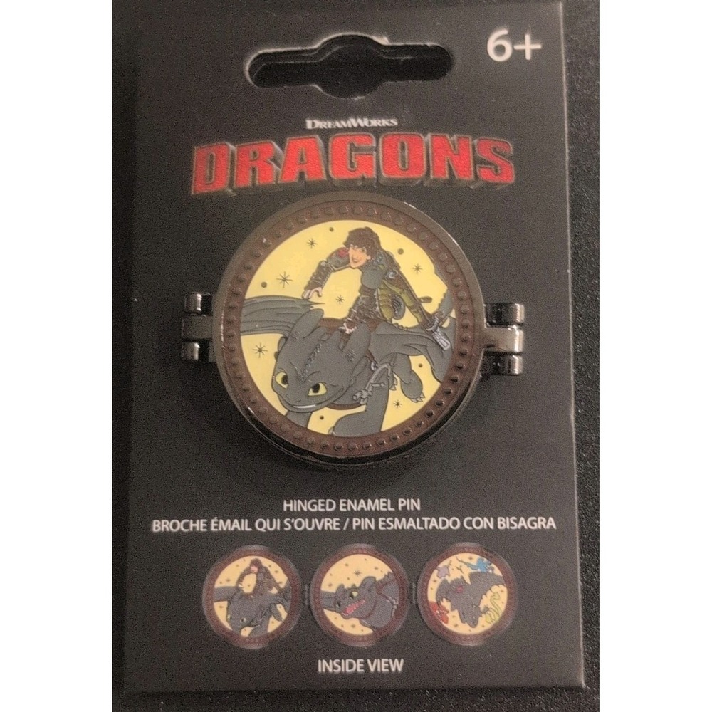 NEW ON CARD! How To Train Your Dragon Toothless Multi Scene Metal Enamel Pin!